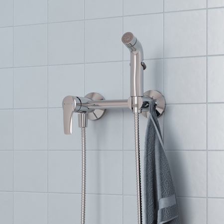 смеситель с гигиеническим душем iddis ray raysb00i08 глянцевый хром