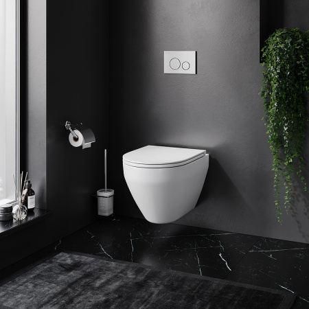 комплект унитаза с инсталляцией am.pm spirit v2.0 flashclean is47031.701700 с сиденьем микролифт и клавишей смыва никель матовый