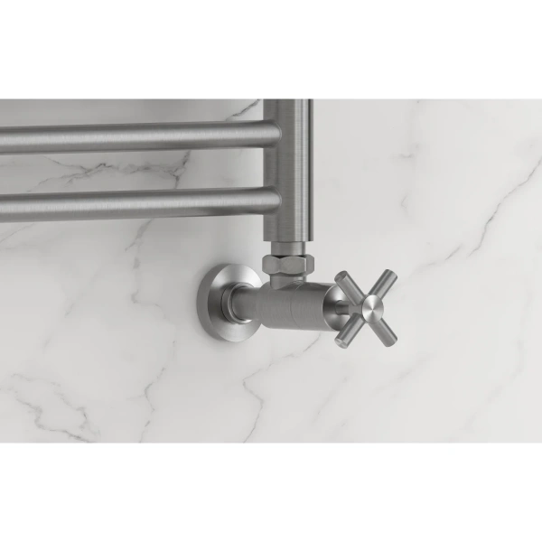 вентиль запорный угловой сунержа 071-1408-1212 1/2"x1/2" ш/ш, сатин