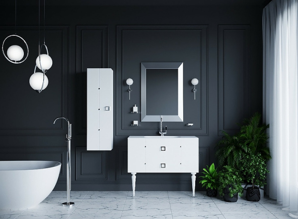 шкаф пенал boheme armadi art vallessi avantgarde piazza 35 844-wcr подвесной белый хром