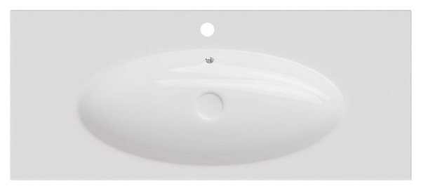 раковина isvea sistemax 10sx50121sv подвесная, 121x50.5 см, белый