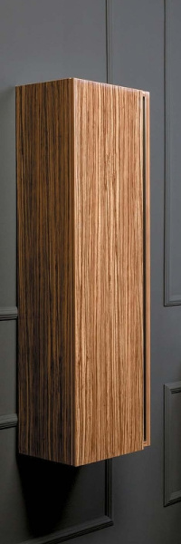 шкаф пенал boheme armadi art vallessi 35 836-z подвесной зебрано глянец