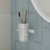 стакан для зубных щеток iddis noa белый матовый noawtg0i45