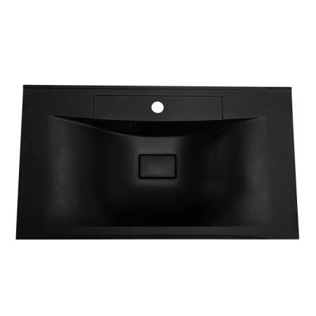 раковина belbagno 80 bb800/450-lv-art-ast-nero черная матовая