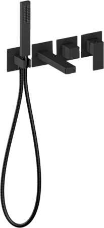Встраиваемый смеситель для душа и ванны Timo Selene 2014/03YSM С ВНУТРЕННЕЙ ЧАСТЬЮ, черный