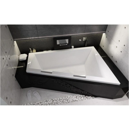 акриловая ванна riho doppio 180x130 b034001005 (ba9100500000000) l без гидромассажа