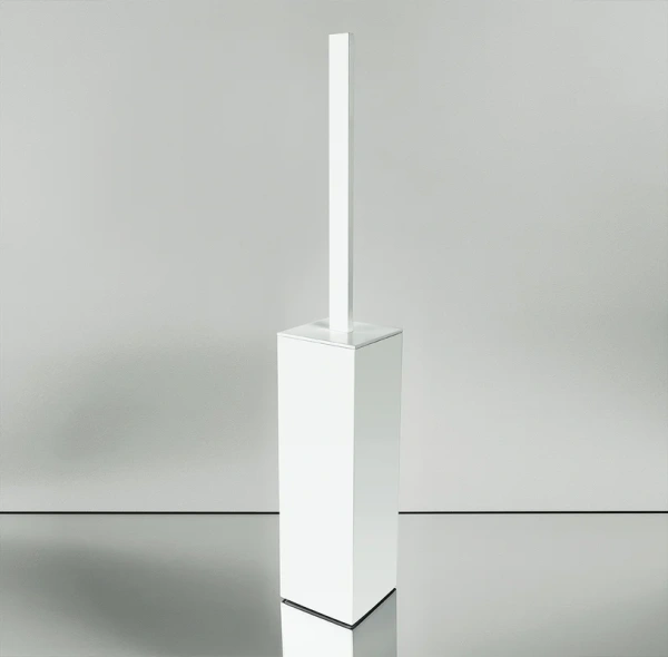 Ёршик для унитаза Colombo Design Look B1606.BM напольный, белый матовый