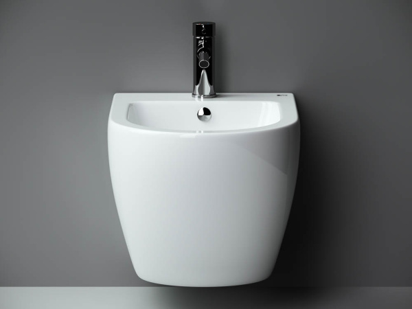 биде ceramicanova metropol cn4003 подвесное, белое