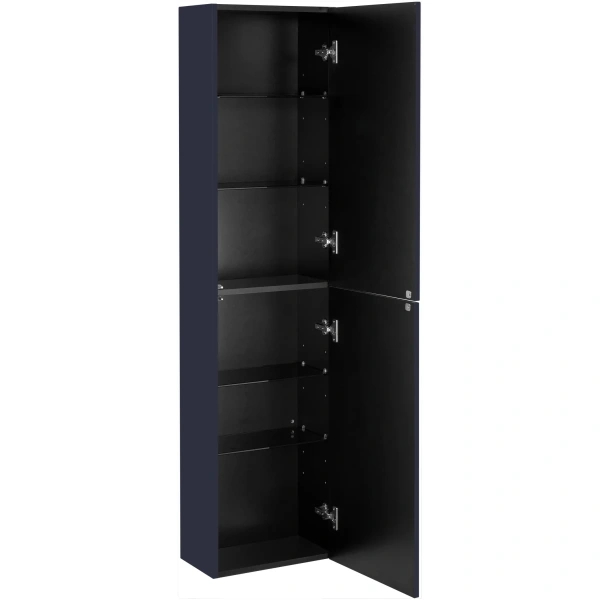 пенал roca luna zru9307769 подвесной l/r, синий матовый