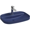 Раковина Isvea Infinity 10NF50055SV-2Z полувстраиваемая, 55x40 см, синий матовый