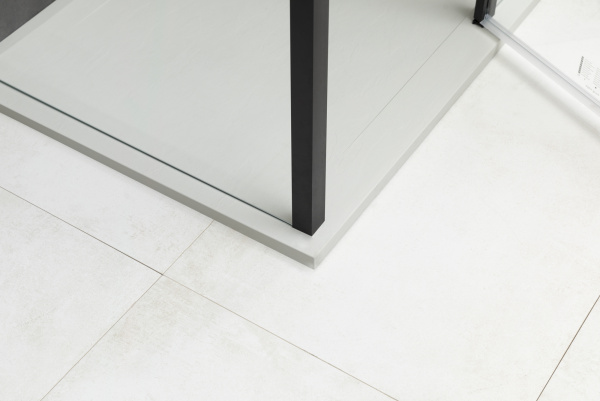 боковая стенка allen brau priority 3.31015.bba стекло optiwhite, easyclean, черн.браш.алюм (256523)