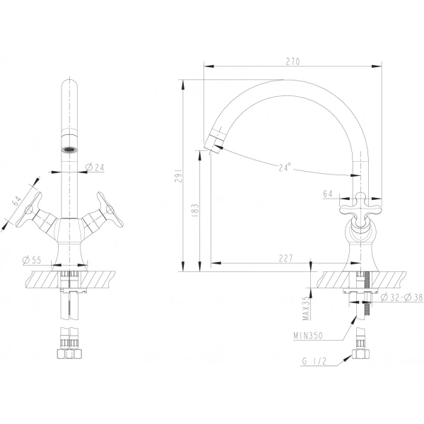 смеситель для кухни bravat summer rain f777111c смеситель для кухни bravat summer rain f777111c