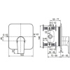 cмеситель для душа ideal standard tesi a6585aa