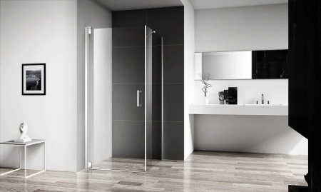душевой уголок belbagno marmi 100x90 marmi-ah-1-100/90-c-cr профиль хром, стекло прозрачное