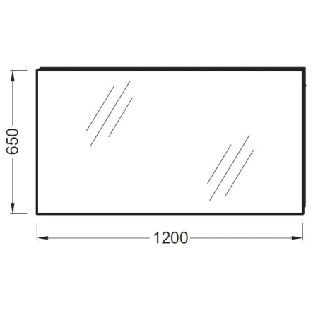 Зеркало Jacob Delafon Odeon Up EB1085-NF 120х65 см