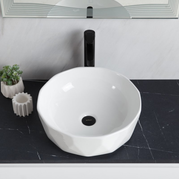 раковина-чаша belbagno 41 bb1409 белая