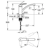 смеситель для кухни coolstart grohe eurosmart 30260003
