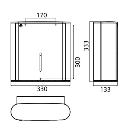 держатель бумажных полотенец emco system2 3549 001 00 хром черный