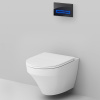 комплект унитаза с инсталляцией am.pm inspire flashclean is450a38.501700 с сиденьем микролифт и черной клавишей смыва.