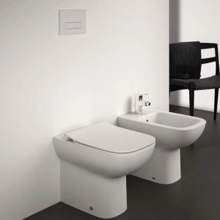 смеситель ideal standard ceraplan bd248aa для биде, с донным клапаном, хром