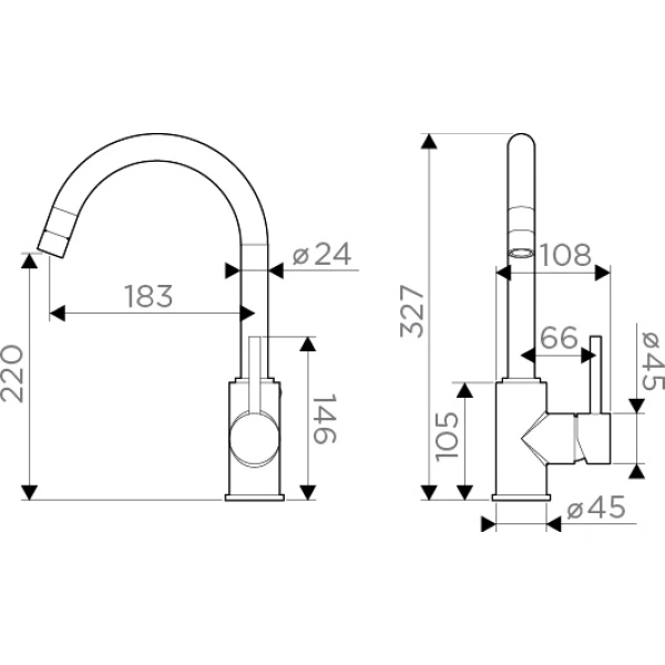 смеситель для кухни omoikiri shinagawa c 4994177 смеситель для кухни omoikiri shinagawa c 4994177