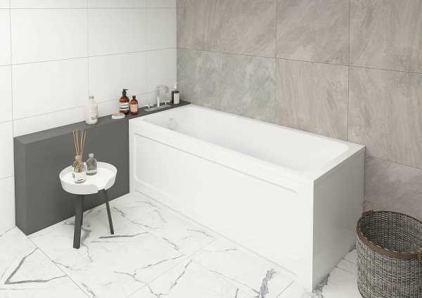 акриловая ванна aquatek eco-friendly мия 170x80 miy170-0000032 без панелей, каркаса и слив-перелива