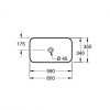 раковина villeroy & boch finion 414361rw накладная, 60x35 см, stone white (белый матовый) с покрытием ceramicplus