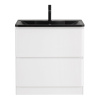 раковина belbagno 100 bb1000/455-lv-art-alr-nero черная матовая