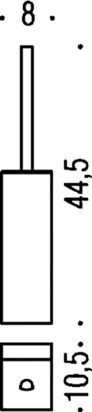 Ёршик для унитаза Colombo Design Lulu B6207 хром