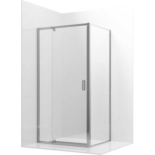 душевой уголок ambassador elysium 100×80 111021104kx-80kx профиль хром, стекло прозрачное