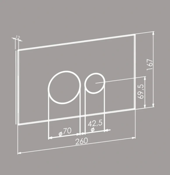 кнопка смыва boheme 668-mg для инсталляции, золотой матовый