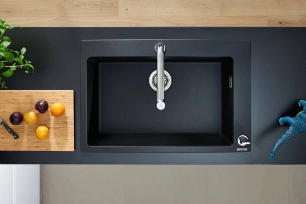 смеситель для кухни hansgrohe metris m71 73804000, хром