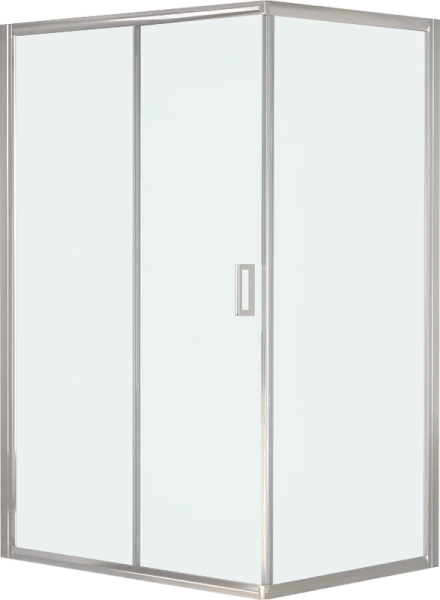 душевой уголок rgw passage pa-245 90х100 см, профиль хром, стекло прозрачное