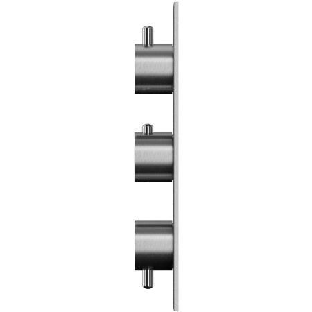 душевая система whitecross y brushed nickel yset11topnib с термостатом брашированный никель