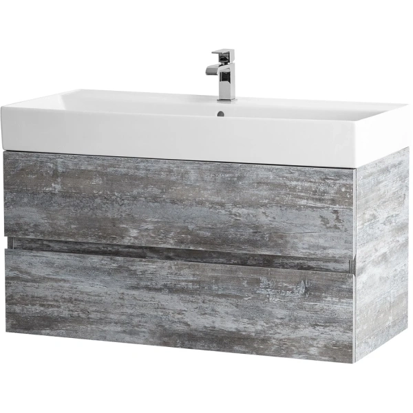 тумба 80 см cezares molveno molveno 46-80-2c-so-lg цвет legno grigio