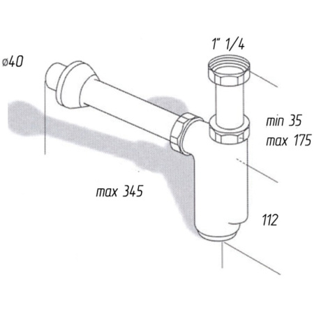 сифон для раковины migliore ricambi ml.ric-10.119.br