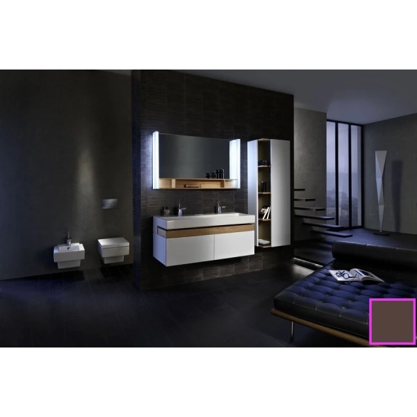 тумба под раковину jacob delafon terrace 120 см, eb1188-n23, подвесная, цвет - коричневый лак
