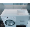 раковина madera kamilla 120 r 4627173210010 на стиральную машину, белая