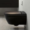 унитаз подвесной villeroy & boch viclean v0e200r7 с функцией биде, цвет черный