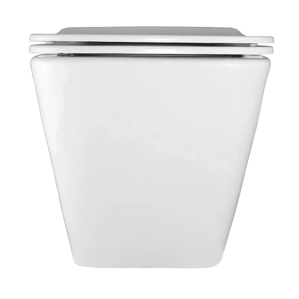 унитаз azario hugo az-10007 подвесной, безободковый, с сиденьем микролифт, с функцией биде, 48x35x36.3 см, белый