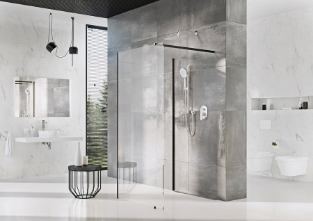 кронштейн для душевого ограждения ravak walk-in w set gwd010003017 черный
