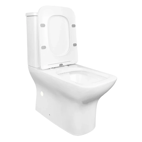 унитаз компакт azario fresco az-8302 напольный, безободковый, с бачком и сиденьем микролифт, 62х36х80 см, белый