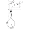 смеситель для кухни hansgrohe zesis m33 74800000, хром