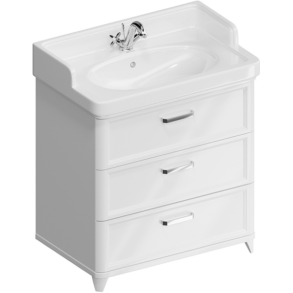 тумба под раковину kerama marazzi pompei 80 po.n.80.3\wht цвет белый