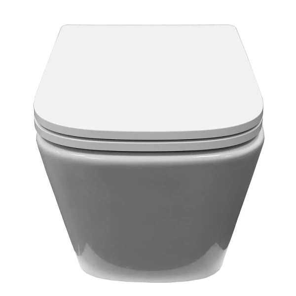 унитаз azario armonia az-2403 подвесной, безободковый, с сиденьем микролифт, глянцевый белый