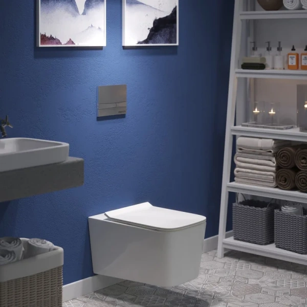 клавиша для инсталляции berges novum f2 040052 для унитаза, абс-пластик, хром матовый