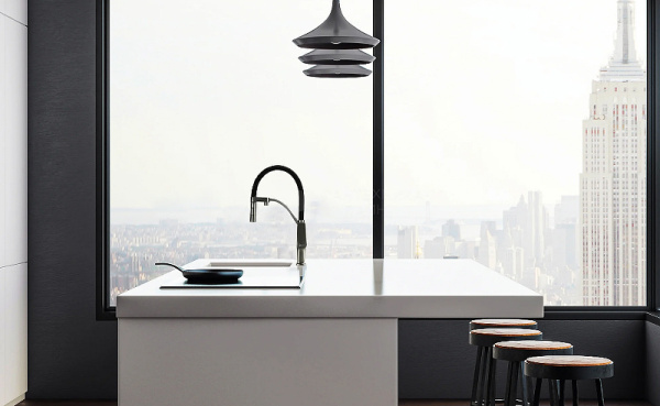 смеситель для кухни lemark bronx lm3761gm графит