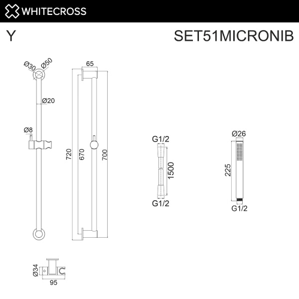 душевой гарнитур whitecross set51micronib цвет никель брашированный душевой гарнитур whitecross set51micronib цвет никель брашированный