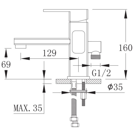 смеситель на борт ванны elghansa mondschein 1602235 смеситель на борт ванны elghansa mondschein 1602235