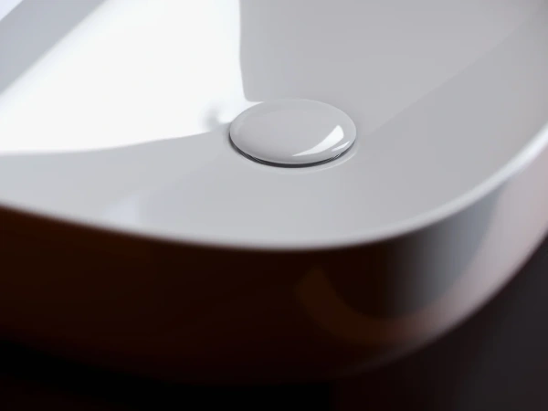 раковина ceramicanova element cn5030 накладная, 60x38 см, белая